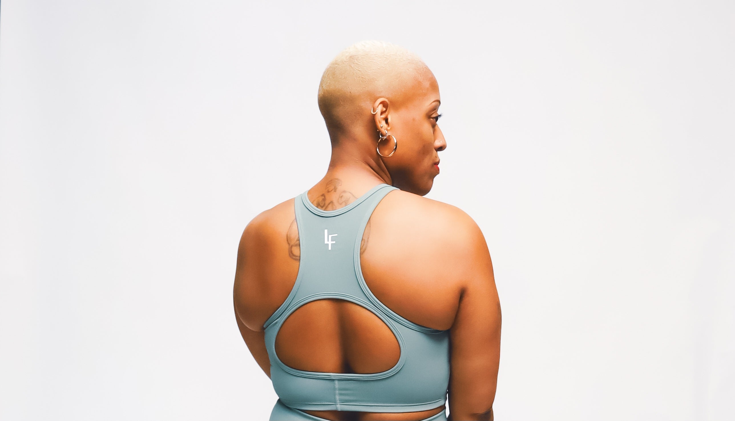 Triangle Open back Sports Bra