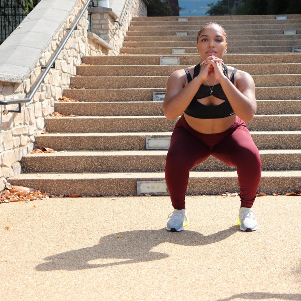 Burgundy High Waisted Leggings